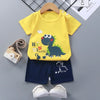 Summer Baby Clothes Set – Casual Baby Boy Clothing Set with T-shirt & Shorts – Kids Unisex Short Sleeve Sports Outfit – Infant Baby Girl Clothes