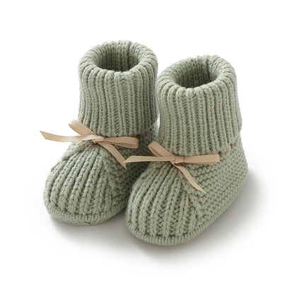 Baby First Walkers – Breathable Anti-Slip Knitted Booties for Newborn Boys & Girls, 0-18M Unisex Prewalkers