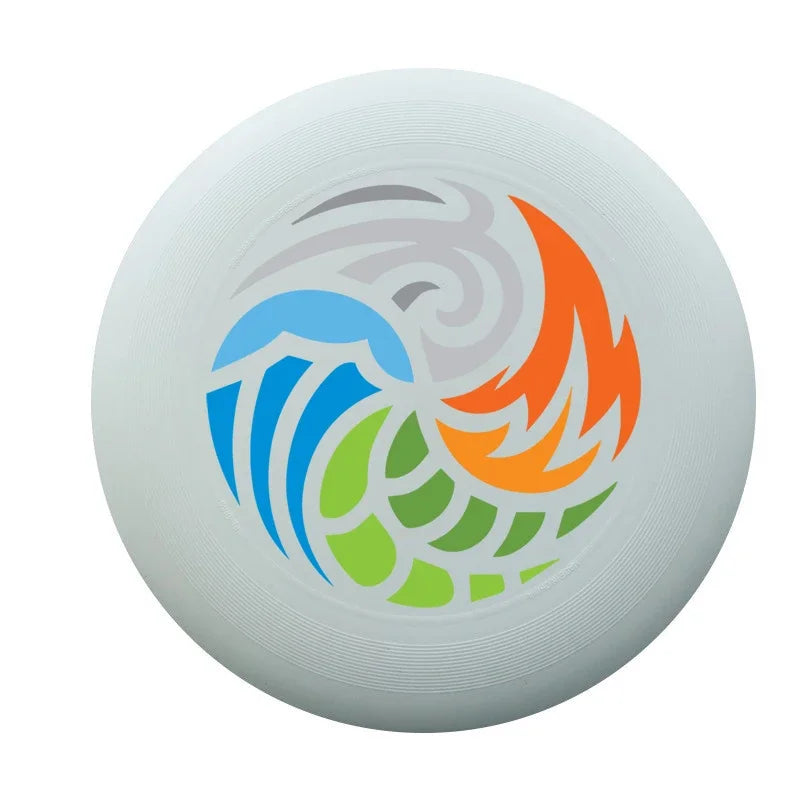 Colorful Flying Disc Frisbee - Portable Outdoor Game & Sports Toy for Kids & Adults (200mm/7.9 in & 275mm/10.8 in)