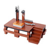 Medieval Building Blocks Playset - Viking Warriors Camp, Pirate Ship & Castle Wall (Compatible with Major Brick Brands)