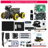 Yahboom Raspbot V2 AI Vision Robot Car Kit, Mecanum Wheel, Camera, Educational DIY Python Programming for Raspberry Pi 5