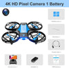 4DRC V8 Foldable FPV Drone – 4K HD Wide Angle Camera RC Quadcopter Toy