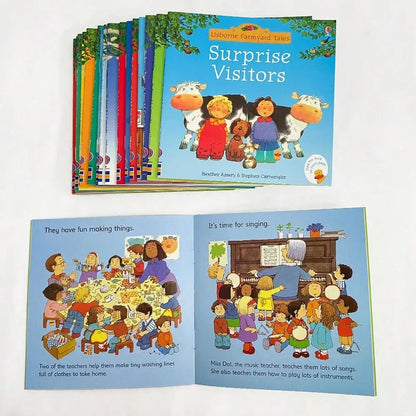 Usborne Farmyard Tales – First Experience English Picture Story Book for Preschool Kids Bedtime Reading Montessori