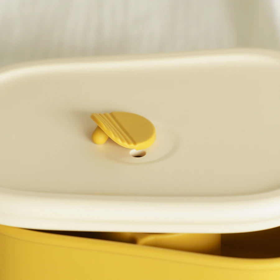 New Silicone Lunch Box for Babies & Kids - Portable BPA-Free Bento Box for Baby Food Storage