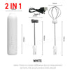 Upgraded Electric Milk Frother USB Rechargeable Handheld 3-Speed Mini Coffee Whisk and Egg Beater