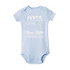 "Auntie, You Gotta Come Get Me" Baby Romper – Funny Letter Print Newborn Bodysuit – Summer Short-Sleeve Infant Clothes (0-1Y)