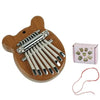 8-Key Mini Wooden Kalimba Exquisite Finger Piano Marimba Musical Pendant Gift