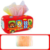 Montessori Baby Carrot Harvest Pull Toy for Toddlers - Motor Skills Training Tissue Box Game