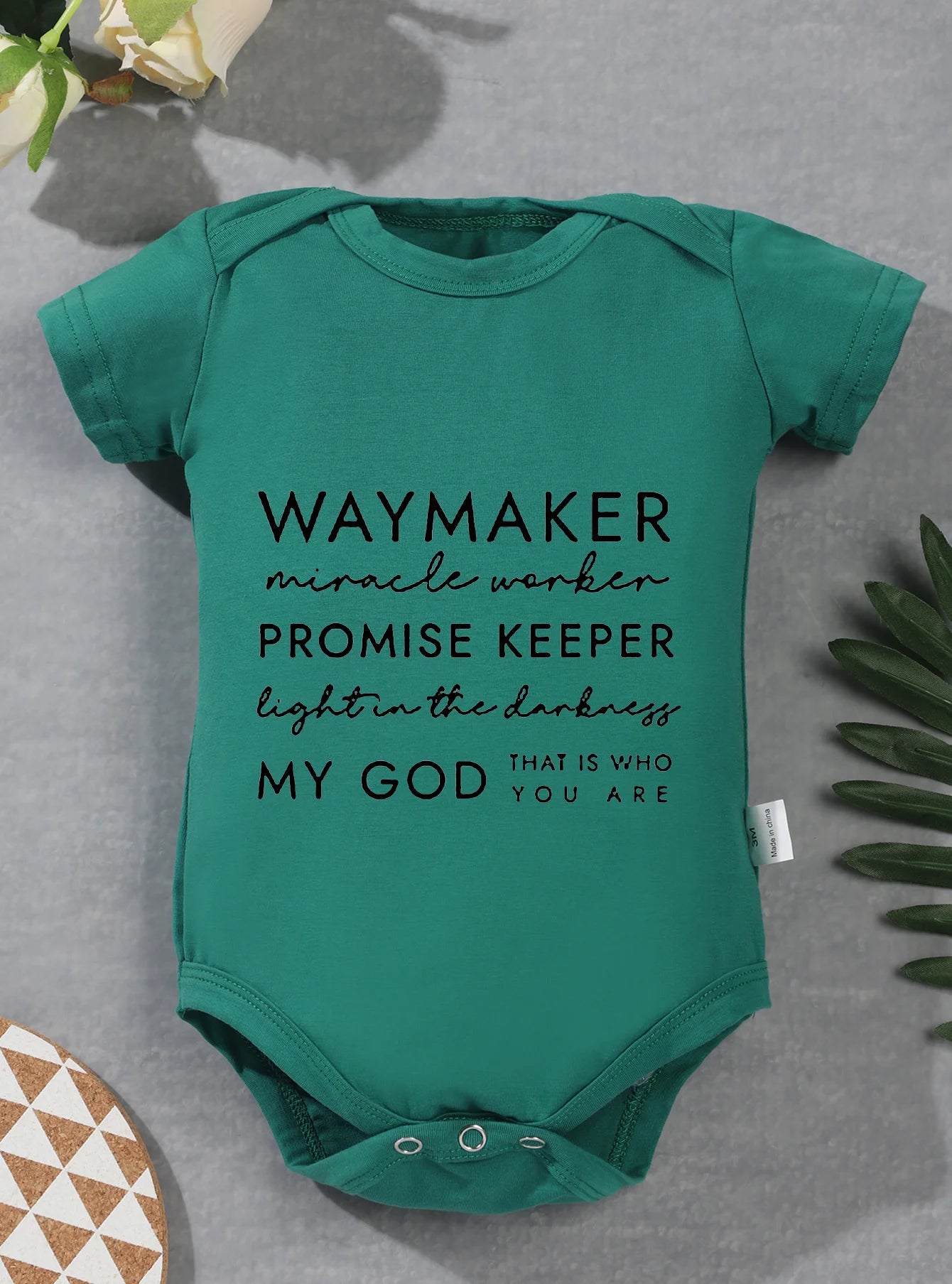 Infant Harajuku Baby Bodysuit – “My God, That’s Who You Ask” Toddler Romper for Boys & Girls – Newborn Jumpsuit