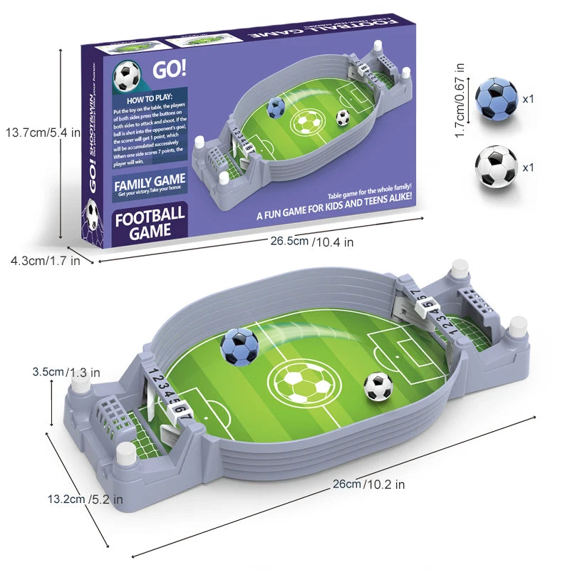 Table Football Board Game – Portable Soccer Game for Family Parties, Indoor Fun, and Kids Gifts
