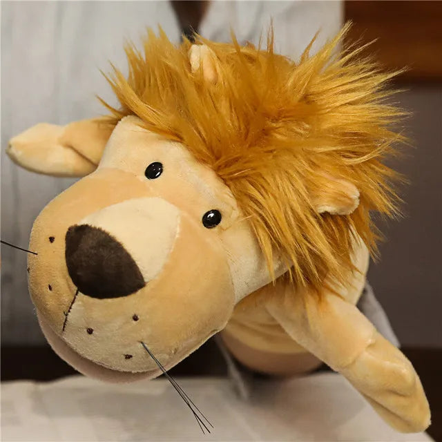 Soft Plush Horse Hand and Finger Puppet, Cartoon Toy for Kids Party Decoration