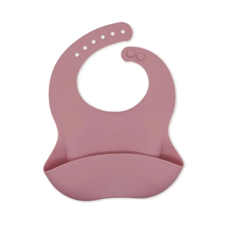 Waterproof Baby Bibs – Adjustable Soft Silicone Feeding Bibs with Cute Cartoon Animal Prints for Boys & Girls - Kidzy Market