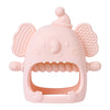 Baby Silicone Gum Toy - Cute Elephant Design, BPA-Free, DIY Baby Pacifier, Grip & Soothing Gum Teething Relief