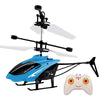 Mini Remote Control Airplane Helicopter – Gesture Sensing with Flashing Lights for Kids