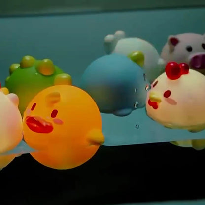 Baby LED Light Up Bath Toy – Soft Rubber Floating Luminous Duck for Kids