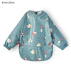 Waterproof Long-Sleeve Baby Bib with Pocket – Full-Cover Feeding Apron for Mess-Free Mealtime - Kidzy Market