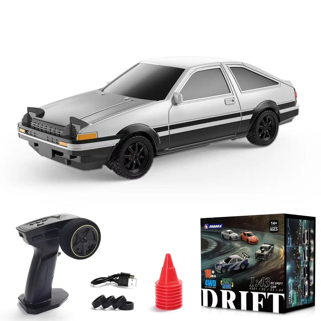1/43 RC Car 2.4G Mini Remote Control Racing Drift Car with 4WD Off-Road