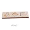 DIY Busy Board Accessories – Montessori Teaching Aids for Baby Early Education, Learning Skill Toy Parts and Wooden Board Games