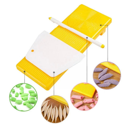 1 Set Multifunctional Spaghetti Maker Board DIY Gnocchi Macaroni Maker Noodle Tools