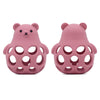 Baby Silicone Hollow Teether - BPA-Free, 0-12 Months, Cartoon Cute Chick Rattle, Infant Toys, Baby Accessories Gift