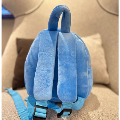 MINISO Bingo Cartoon Plush Mini Backpack – Soft School Bag and Book Bag for Kids