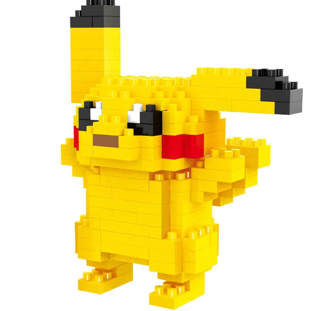 DIY Pokemon Mini Building Blocks – Pikachu, Charizard, Eevee, Mewtwo Anime Model Toys