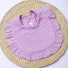 Gauze Baby Bib for Boys & Girls | Pure Cotton Candy Colored Lace Saliva Bib | Soft & Comfortable Solid Color Towel for Babies - Kidzy Market