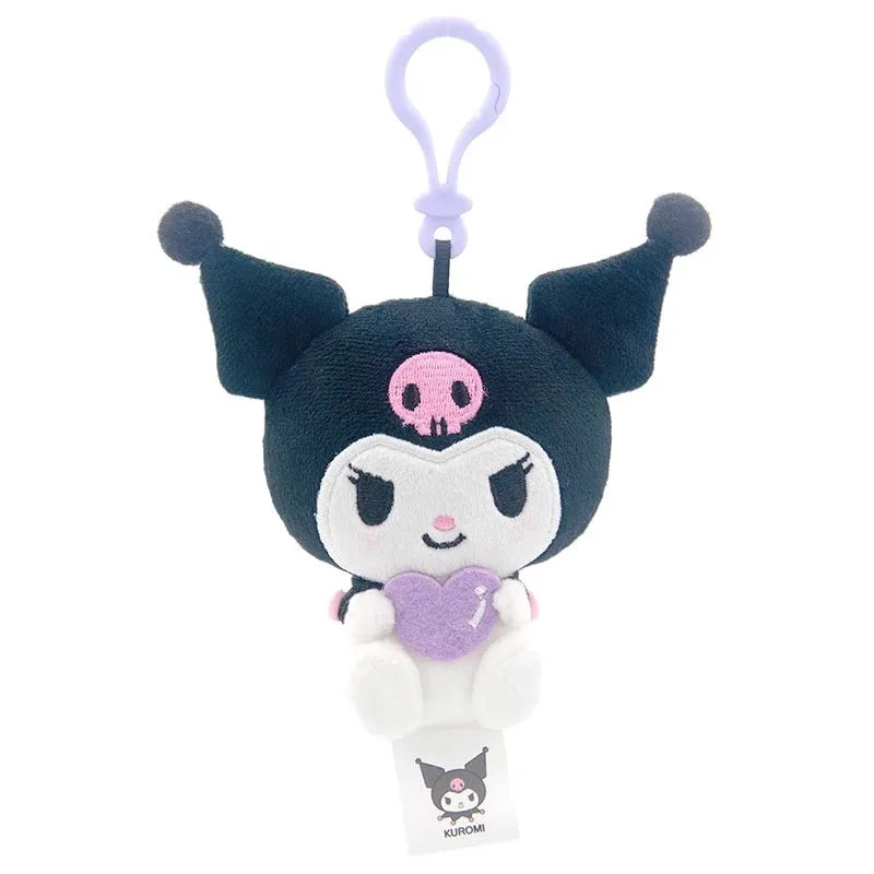Sanrio Hello Kitty Kuromi Melody Pochacco Cinnamoroll Plush Toy Pendant Keychain Gift