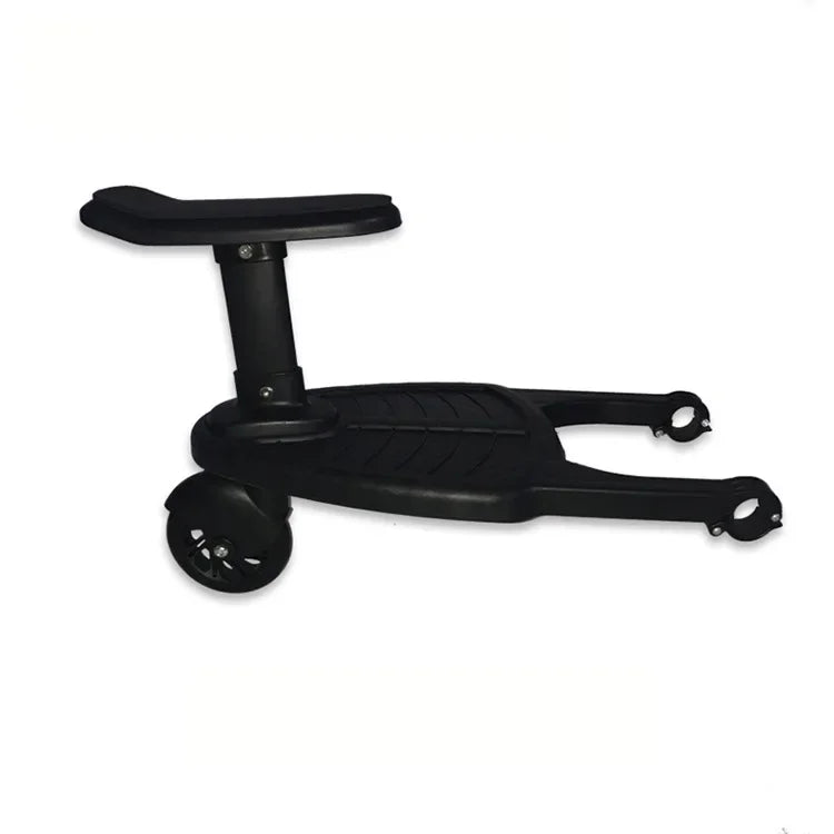 Universal Stroller Step Board Adapter with Seat for Second Child Jogger Twins Scooter Baby Pram Hitchhiker Bumper