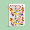 Educational Fault-Finding Game Reusable Wiping Paper For Focus And Attention Training 210 x 140 mm (8.27 x 5.51 in)