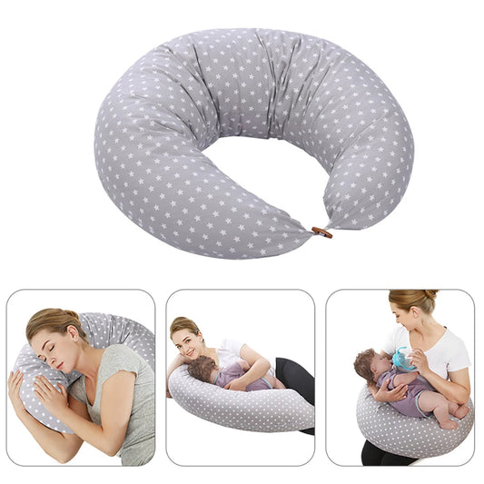 71*51*14 Inches Ergonomic Nursing Pillow - Breastfeeding Cushion with Removable, Machine-Washable Cover, Pregnancy Pillow for Adults