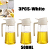 200/300/500ml Oil Spray Bottle for BBQ Cooking and Baking - Olive Oil Sprayer and Vinegar Bottle