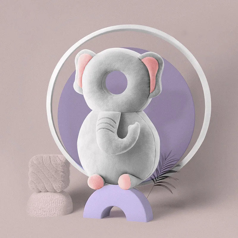 Baby Head Protector Backpack Pillow for Kids 1-3Y, Soft PP Cotton Protective Cushion, Cartoon Security Pillow