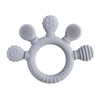 1pc Silicone Teether - Food Grade Baby 0-12 Months, Teething Ring Sensory Toy for Toddlers, Silicone Animal Soothing Accessories