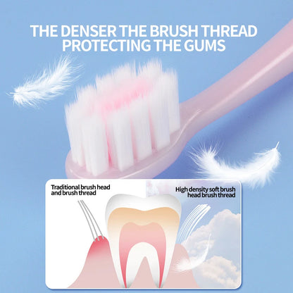3pcs/box Kids Toothbrushes, Soft Bristles for Gum Care, Cat Paw Design for Tongue Cleaning, Independent Packaging, for 3-12 Years Old Kids