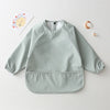 Baby Toddler Long Sleeve Waterproof Art Smock Feeding Bib with Pocket – Scarf Apron, Burp Cloth & Bandana Bib for Boys and Girls - Kidzy Market