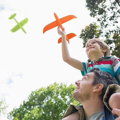 Large Foam Plane Glider 36 cm (14.17 in) and 48 cm (18.9 in) Hand Throw Airplane Outdoor Kids Toy Gift