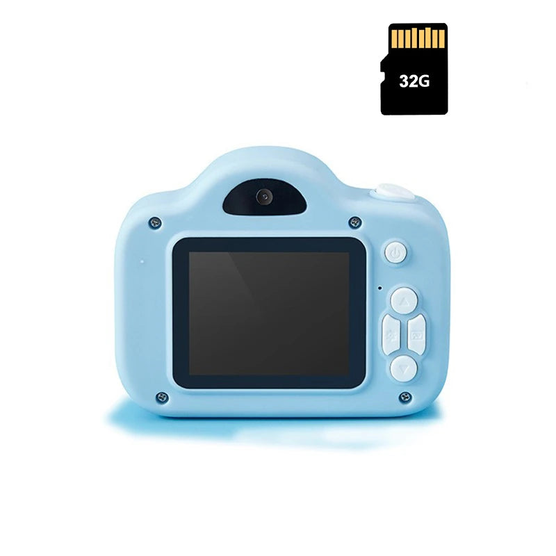 Kids Digital Dual Camera with 1080P HD Video, Mini Color Display Toy, Birthday Gift for Children