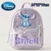 Disney Plush Backpack – Blue Stitch Large Capacity Cartoon School Bag for Kids