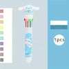 Sanrio Cartoon Ballpoint Pen Set – 10-Color 0.7mm Kuromi, Hello Kitty, Cinnamoroll School Stationery for Students