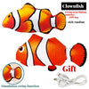 Electric Cat Toy Fish – Simulation Fish Swing, Funny Kitten Dance Toy, Chewing and Playing Supplies, USB Charging
