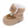 Winter Snow Baby Boots, Cute Bear Warm Booties for Kids, Soft Sole Infant Newborn Toddler Baby Girl Shoes
