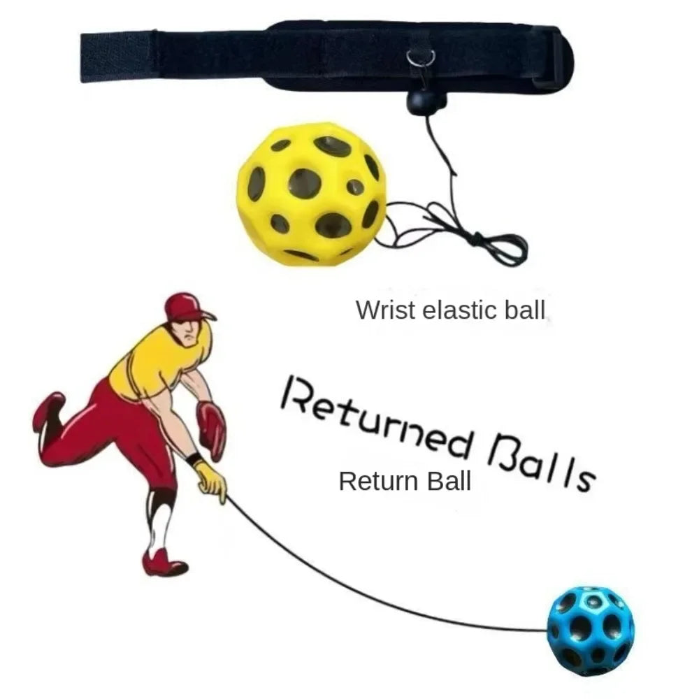 Jump Ball – High Bouncing Hand Ball Game with Wrist Return, Elastic Rubber Exercise Toy for Kids