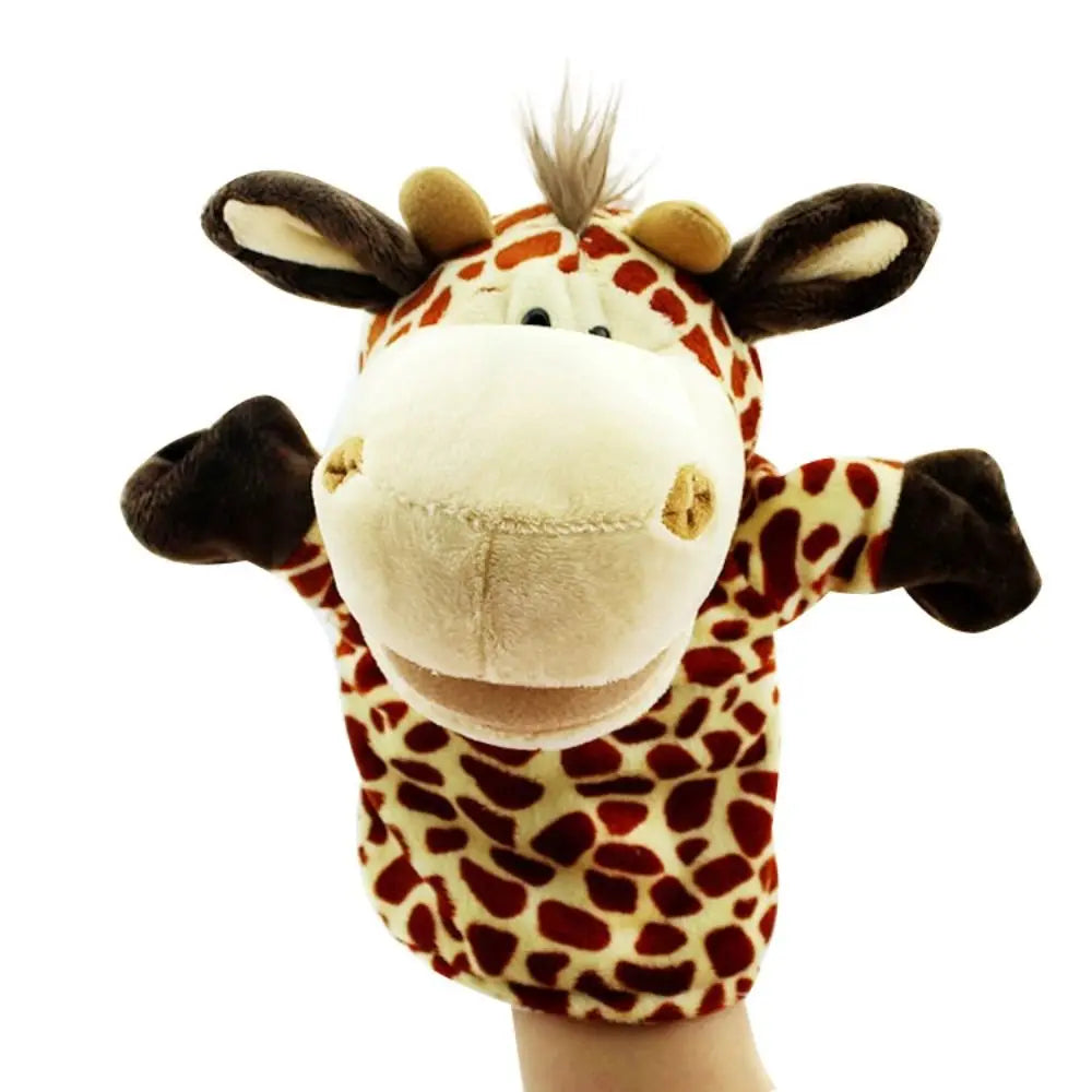 Animal Hand and Finger Plush Puppets, Fox and Bear Educational Soft Stuffed Toys for Girls