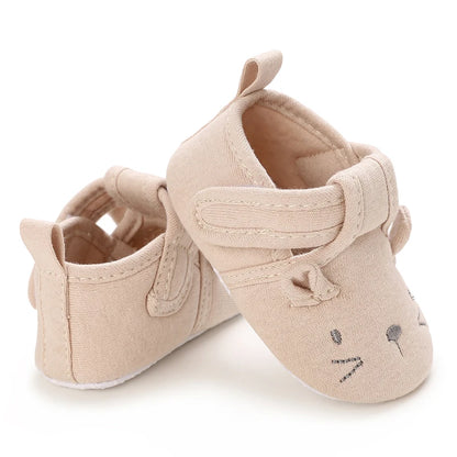 Spring and Autumn Women's Baby Casual Sports Shoes Soft Sole Anti-Slip Indoor and Outdoor First Step Walking Shoes