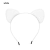 Plush Animal Ears Headband – Cartoon Dog Zebra Tiger Hairband, One Size for Kids & Adults, Cosplay Party Accessory