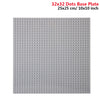 32x32 and 32x16 Dots Classic Building Blocks Base Plates – MOC DIY Small Bricks for City Figures and Kids Toys