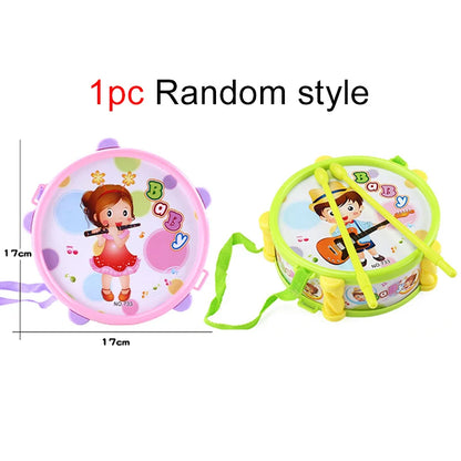 Children Hand Drumming Plastic Early Education Puzzle – Musical Instrument Toy for Parent-Child Interaction and Sound Cognition, Ideal for Developmental Play