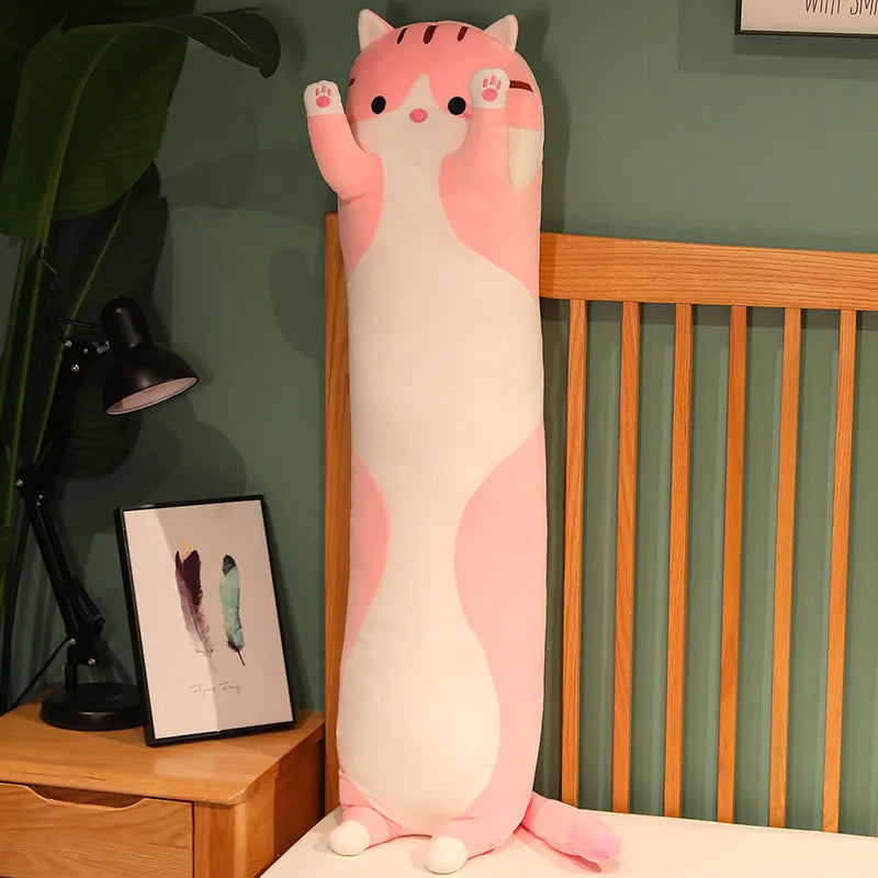 Funny Long Cat Plush Toy 50/70/90/110/130cm (19.7/27.6/35.4/43.3/51.2 Inches)