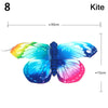30m Kite Line with Plastic Eagle Kite – DIY Flying Bird Kite for Children, Large Eagle Kite, Family Trip Gift
